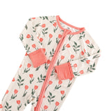 Tulip (Convertible Zip Footies) - Aaria Tees Aaria Tees