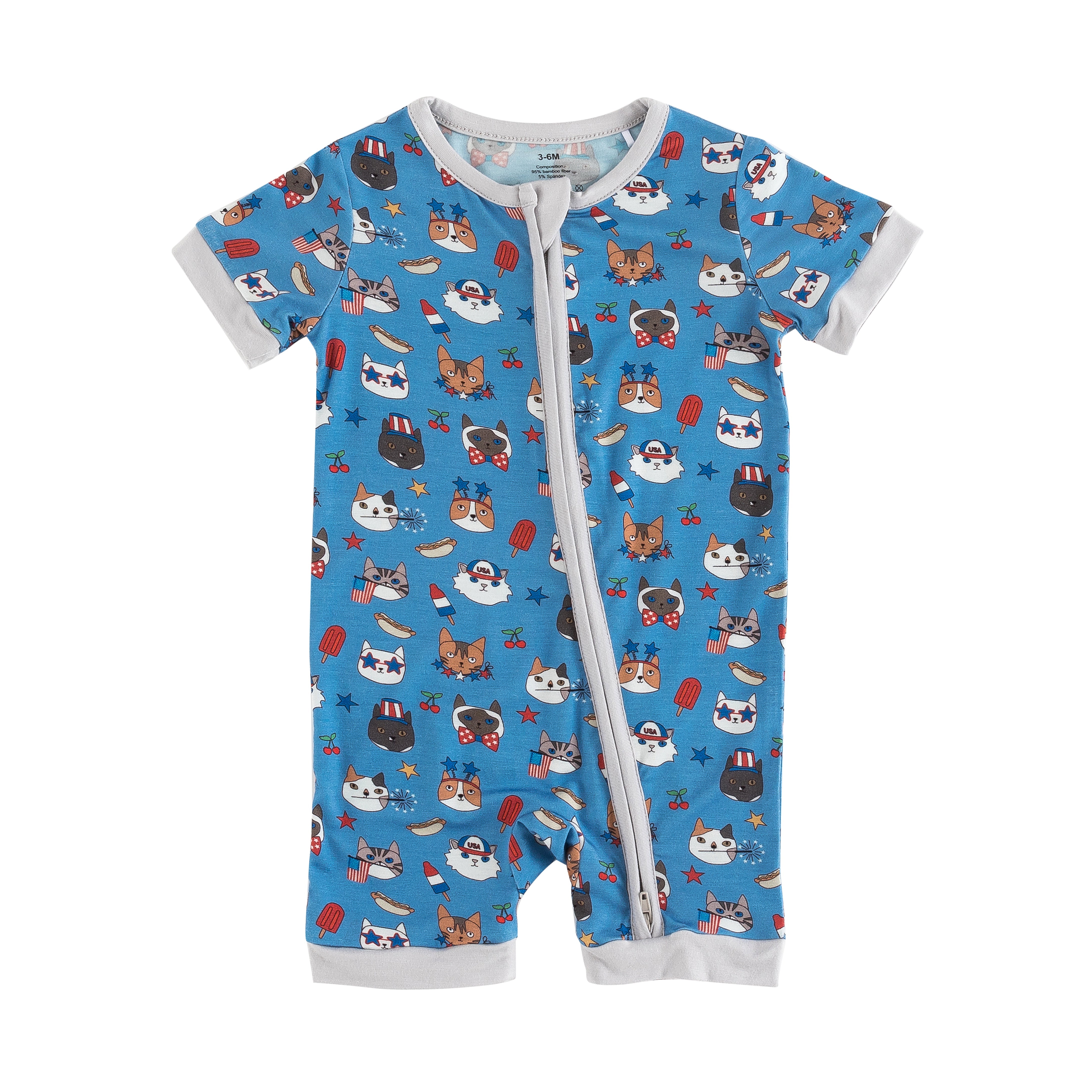 Freedom Cats (Romper) - Aaria Tees Aaria Tees
