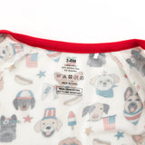 Freedom Dogs (Convertible Zip Footies) - Aaria Tees Aaria Tees