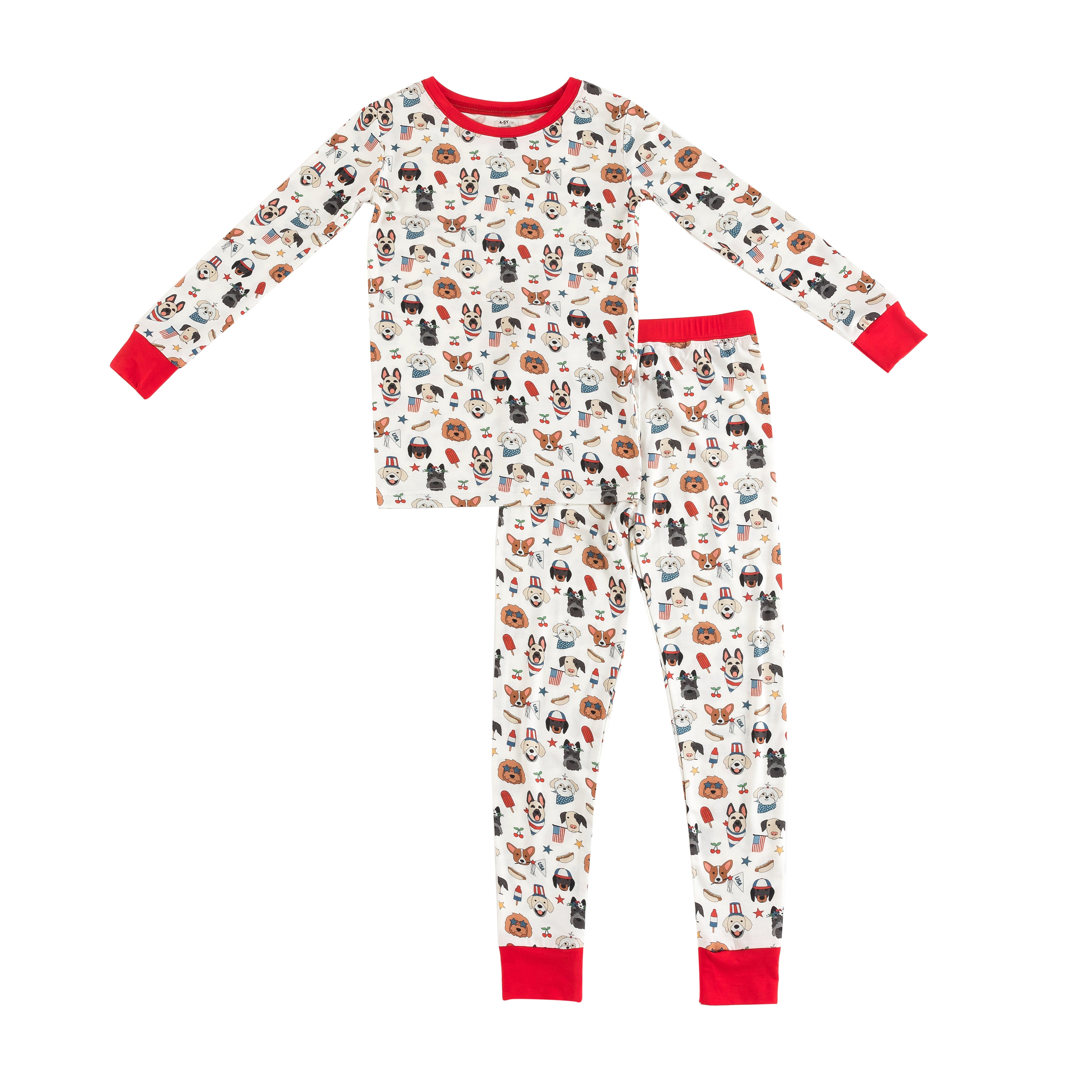 Freedom Dogs (Long Sleeve PJ) - Aaria Tees Aaria Tees
