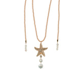 Sea Darling Starfish Rope Necklace Aaria Tees