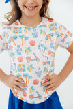 La Dolce Vita Ruffle Pocket Tee - Aaria Tees Aaria Tees