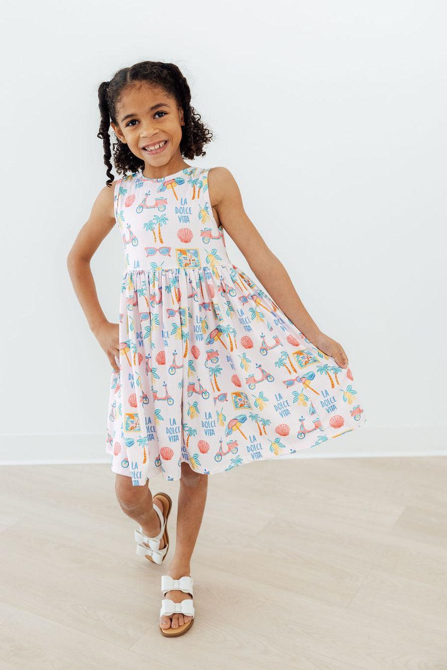 La Dolce Vita Tank Twirl Dress - Aaria Tees Aaria Tees