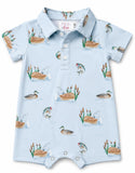 Lake Day Polo Shorty One-Piece - Aaria Tees Aaria Tees
