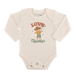 long sleeve graphic bodysuit | christmas lasso - Aaria Tees Aaria Tees