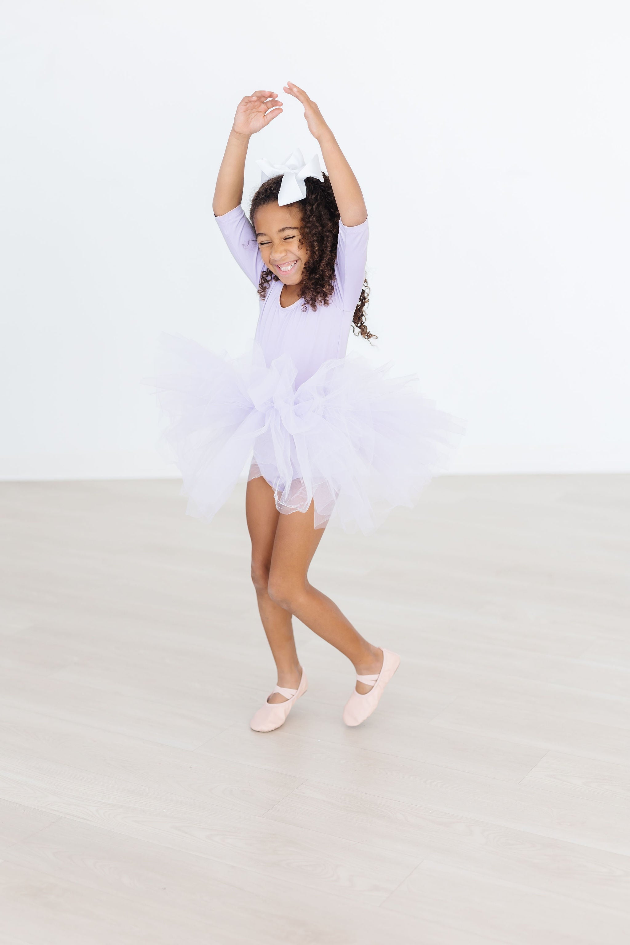 Lavender 3/4 Tutu Leotard - Aaria Tees Aaria Tees