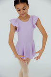 Lavender S/S Twirl Leotard - Aaria Tees Aaria Tees