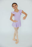 Lavender S/S Twirl Leotard - Aaria Tees Aaria Tees