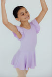 Lavender S/S Twirl Leotard - Aaria Tees Aaria Tees