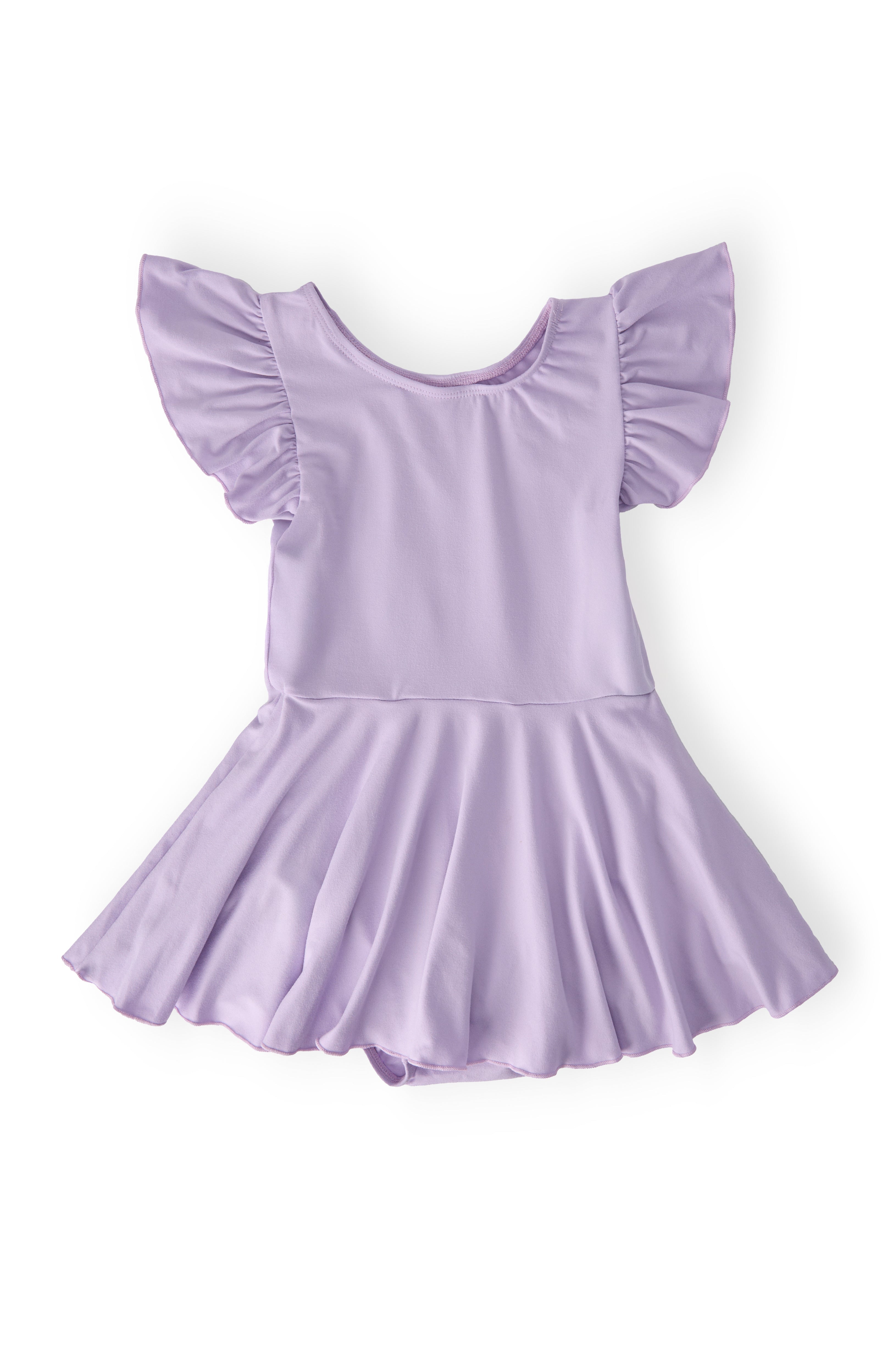 Lavender S/S Twirl Leotard - Aaria Tees Aaria Tees