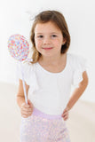 Lavender Sequin Joggers - Aaria Tees Aaria Tees