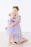 Lavender Shimmer Tutu Dress - Aaria Tees Aaria Tees