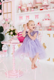 Lavender Shimmer Tutu Dress - Aaria Tees Aaria Tees