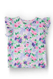 Lavender Love S/S Ruffle Tee - Aaria Tees Aaria Tees