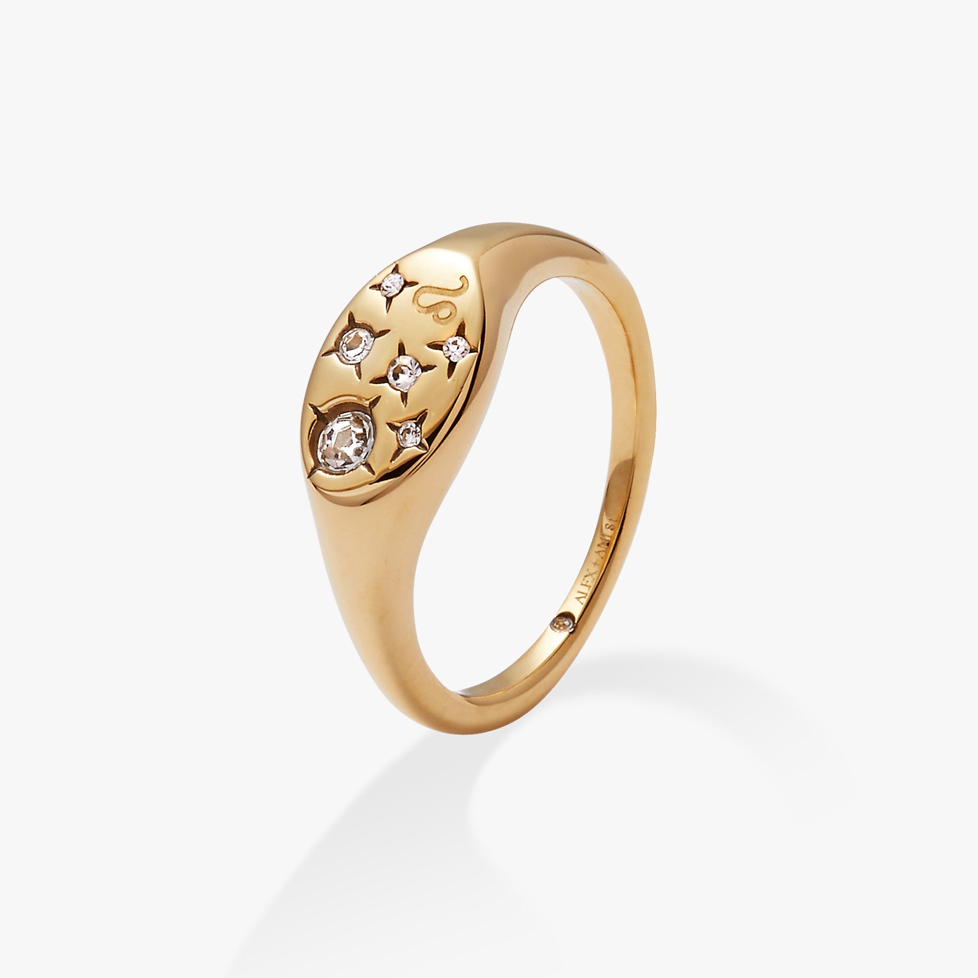 Leo Zodiac Ring - Aaria Tees Aaria Tees