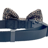 Leopard Print Dog Bow Tie Aaria Tees