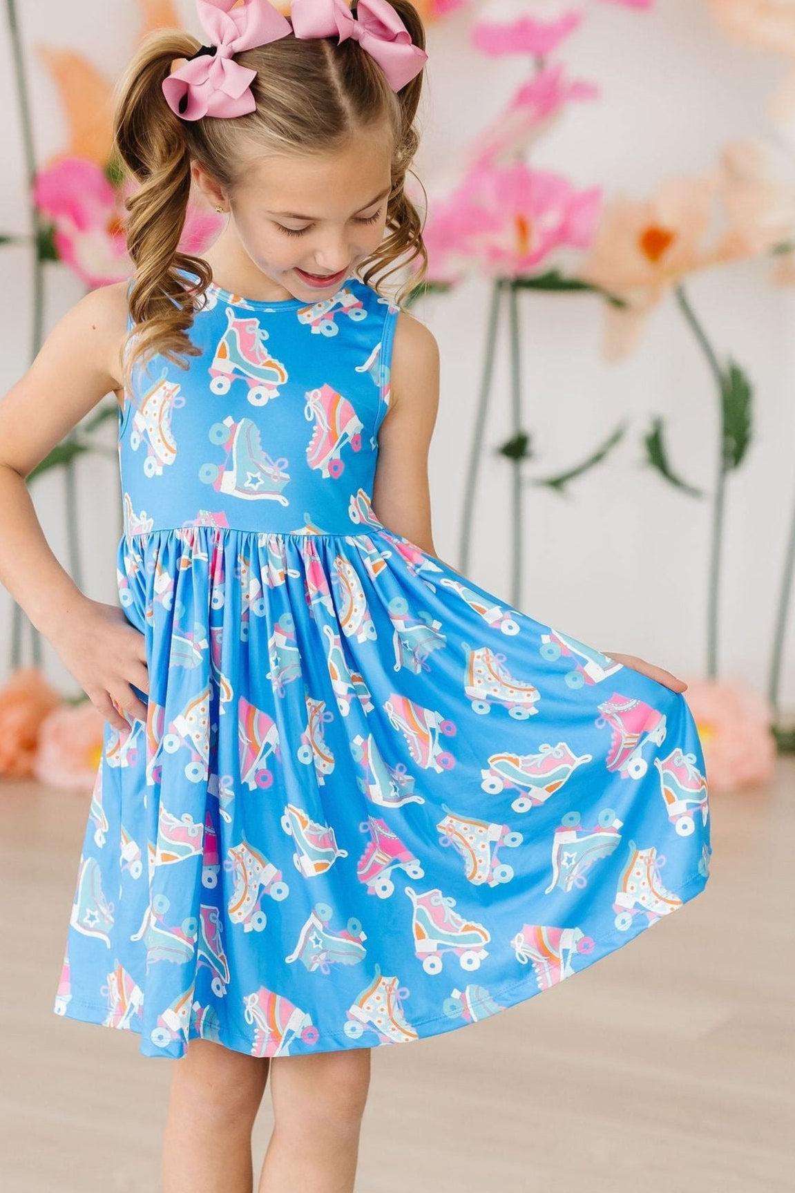 Let the Good Times Roll Tank Twirl Dress - Aaria Tees Aaria Tees