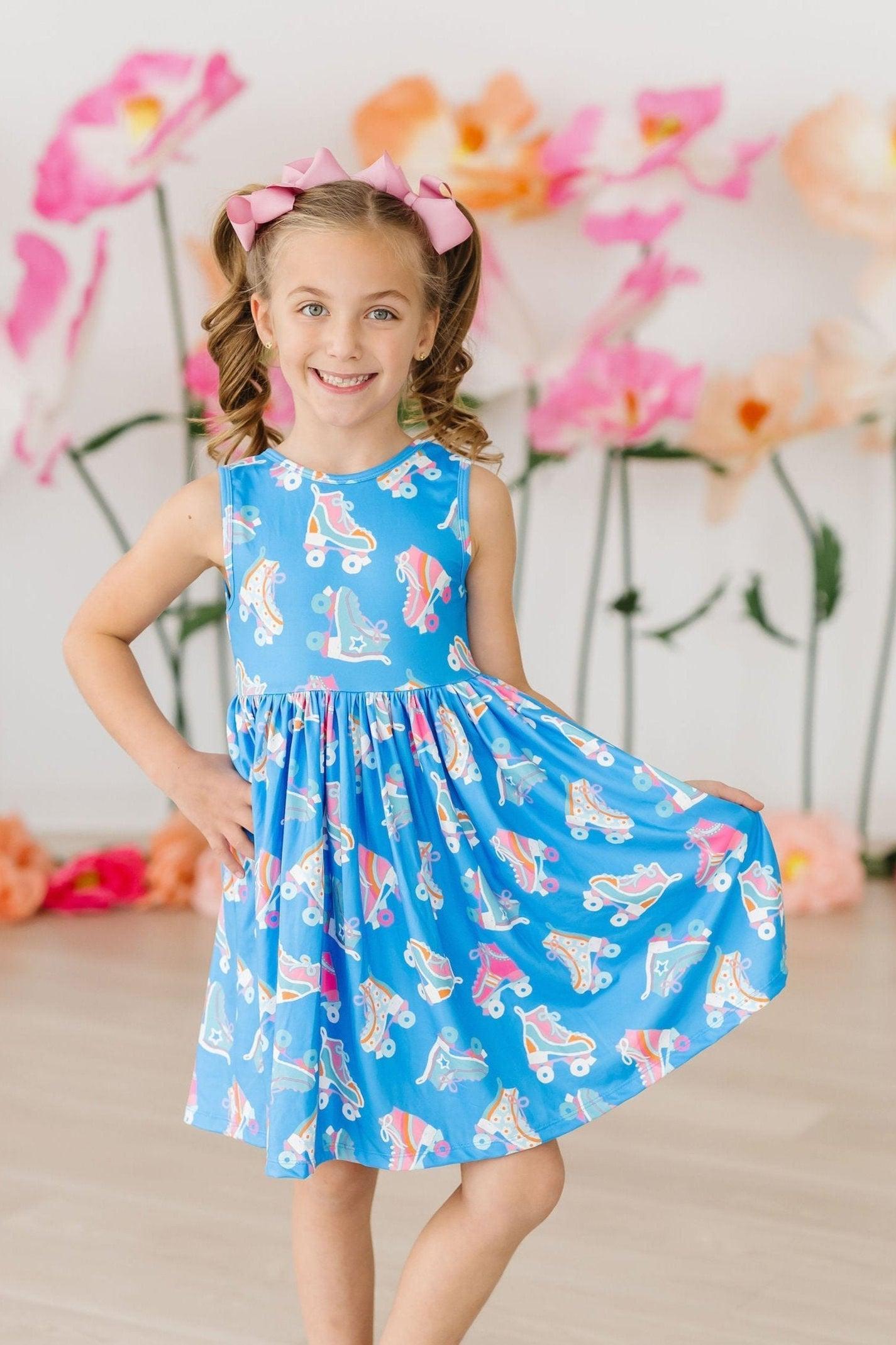 Let the Good Times Roll Tank Twirl Dress - Aaria Tees Aaria Tees