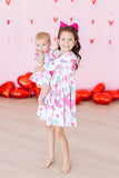 Light Hearted 3/4 Sleeve Twirl Bodysuit - Aaria Tees Aaria Tees