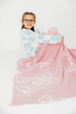 Light Pink Cowgirl Cozy Blanket - Aaria Tees Aaria Tees