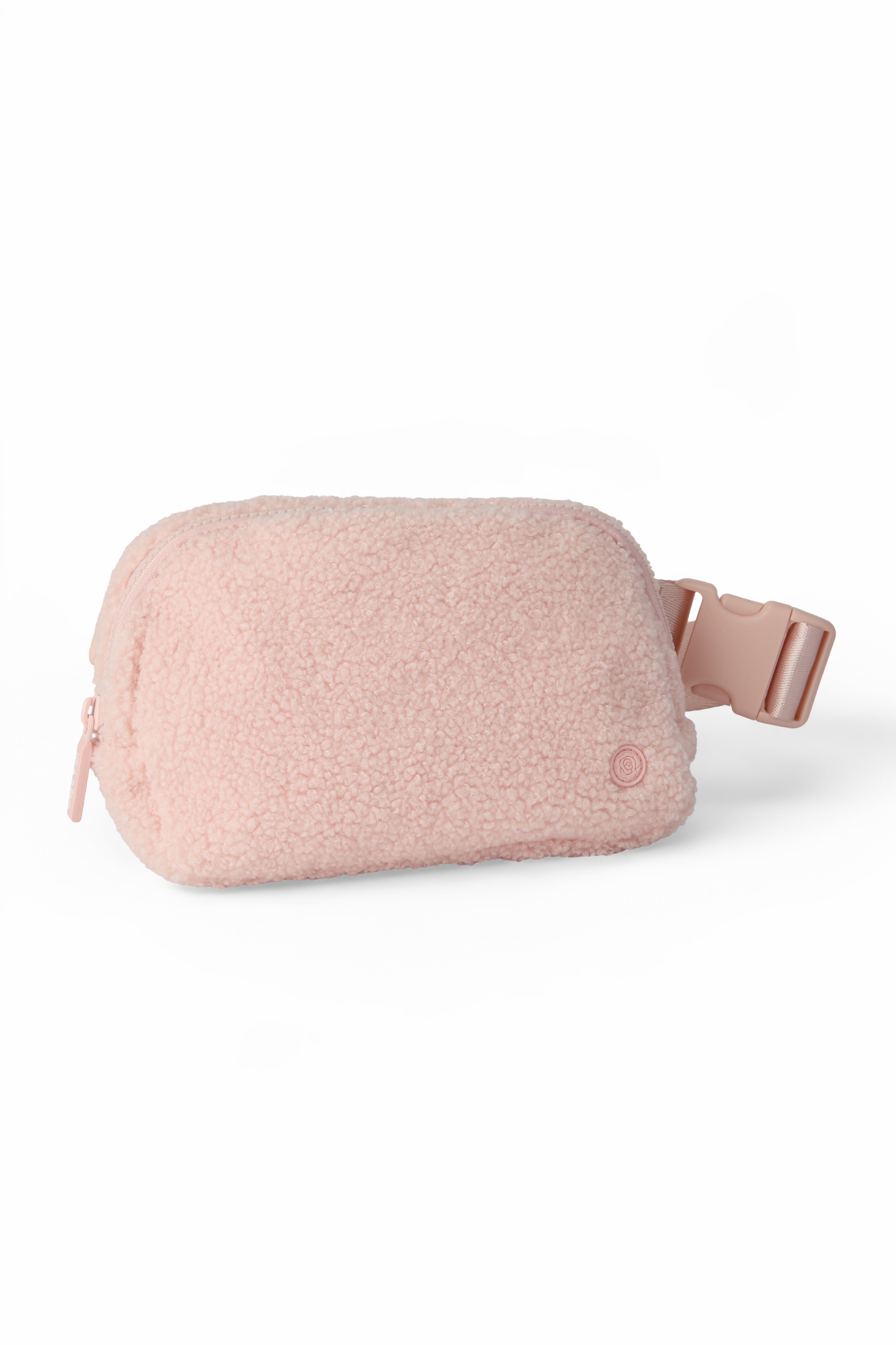 Light Pink Fleece Belt Bag - Aaria Tees Aaria Tees