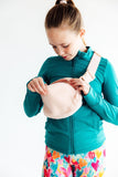 Light Pink Fleece Belt Bag - Aaria Tees Aaria Tees