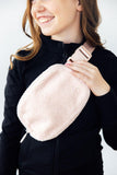 Light Pink Fleece Belt Bag - Aaria Tees Aaria Tees