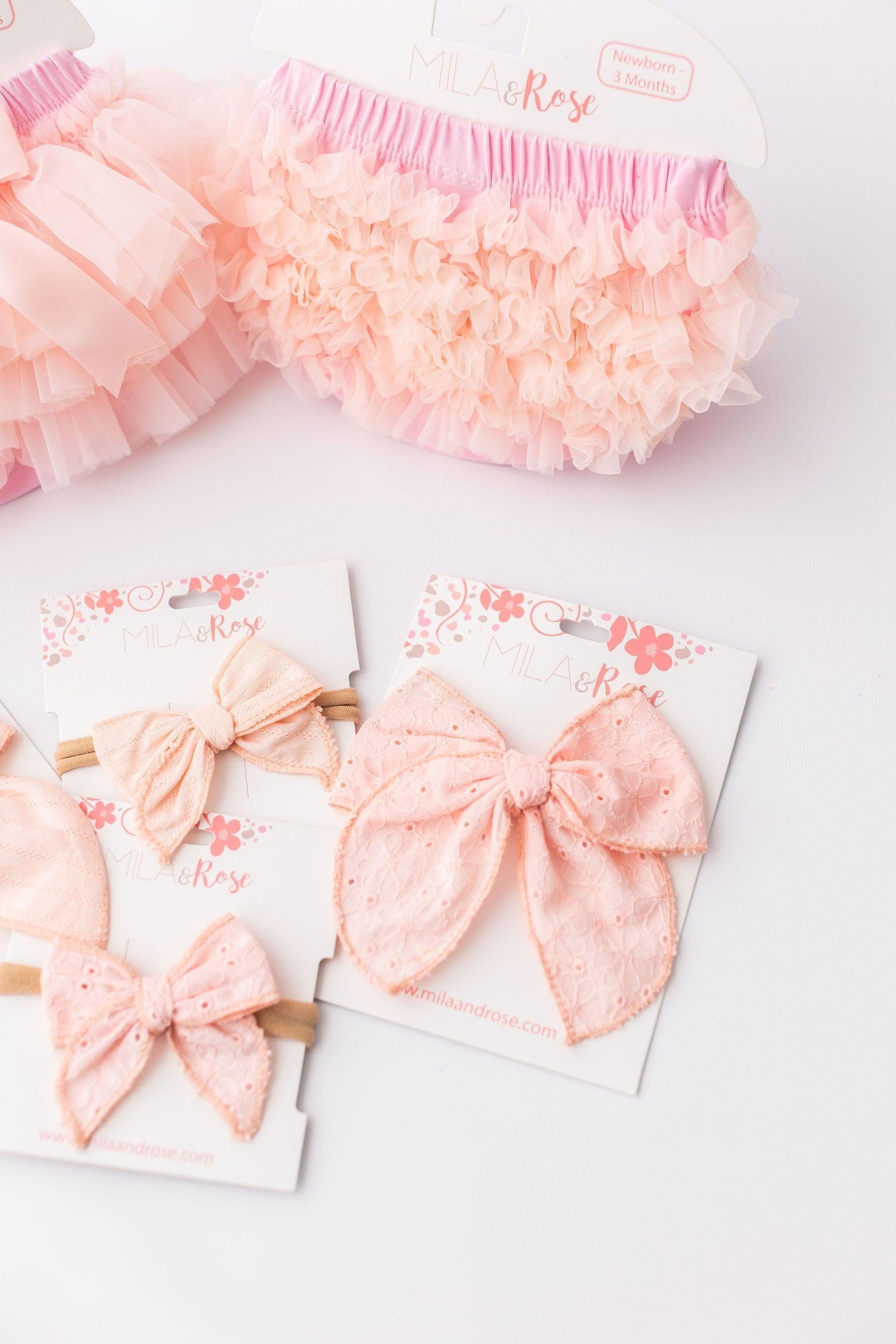 Light Pink Ruffle Bum Bloomer - Aaria Tees Aaria Tees