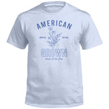 American Grown Raised To Be Free (Front) Aaria Tees