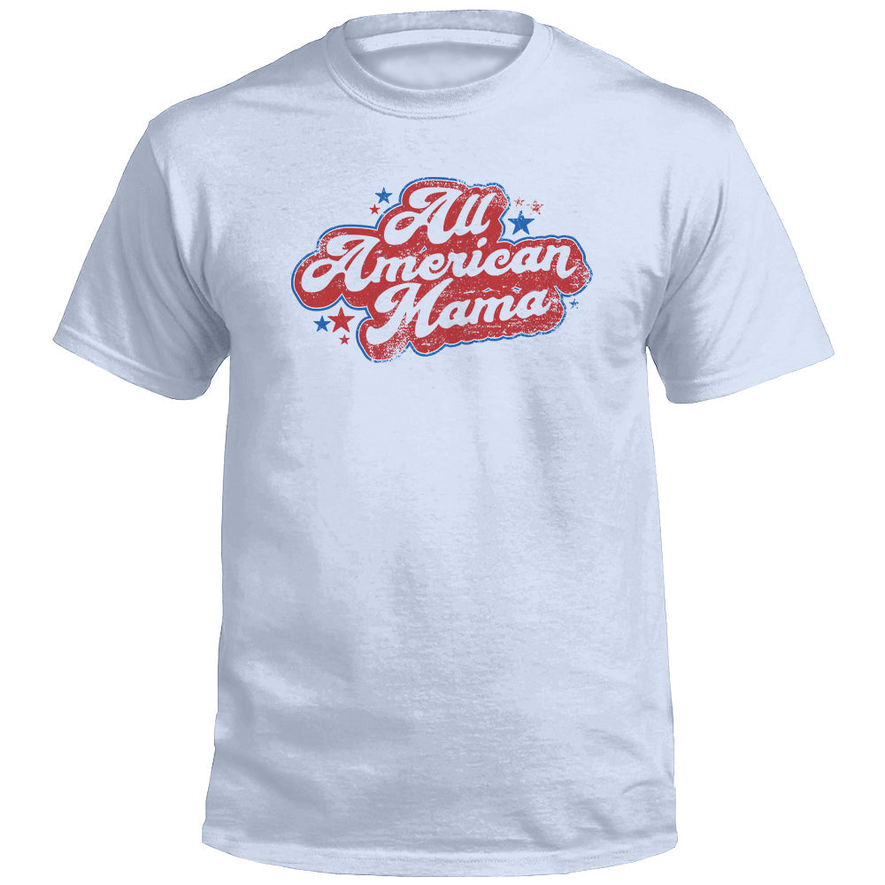 All American Mama (Front) - Aaria Tees Aaria Tees