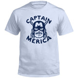 Captain Merica (Front) - Aaria Tees Aaria Tees