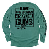 I Love One Woman & Several Guns Aaria Tees