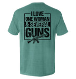 I Love One Woman & Several Guns Aaria Tees