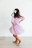 Lilac Velvet Sequin Dress - Aaria Tees Aaria Tees
