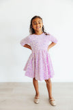 Lilac Velvet Sequin Dress - Aaria Tees Aaria Tees