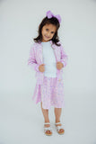 Lilac Velvet Sequin Jacket - Aaria Tees Aaria Tees