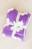 Lilac/Coconut Flower Cozy Blanket - Aaria Tees Aaria Tees