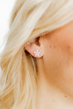 Jenna Stud Earrings - Flower Multi Glitter - Aaria Tees Aaria Tees