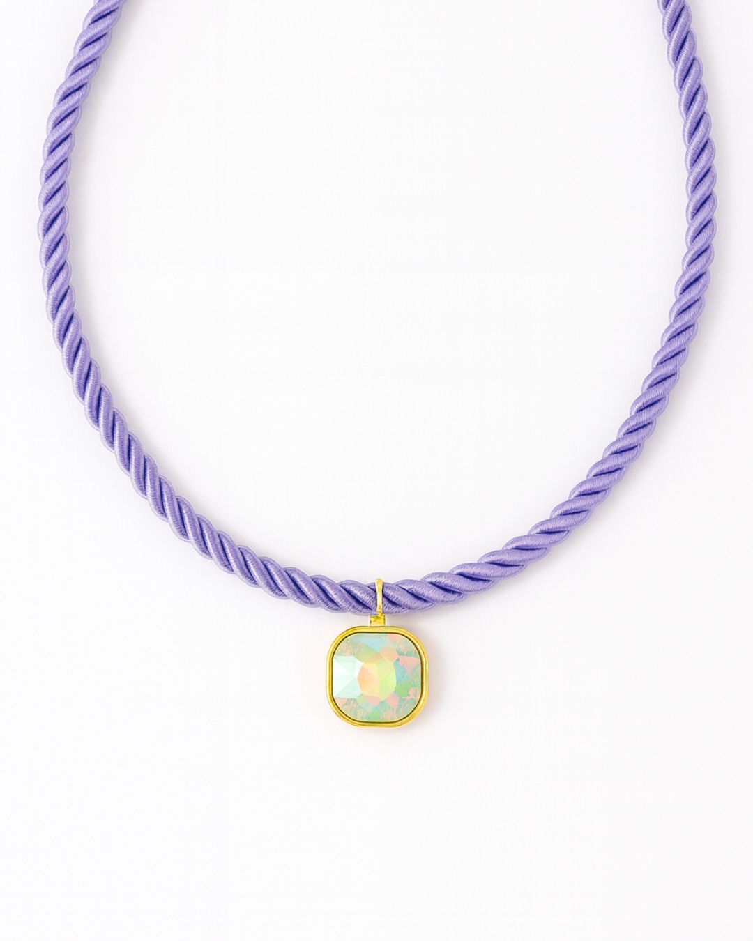 Necklace - Tailyn Rope Lavender - Aaria Tees Aaria Tees