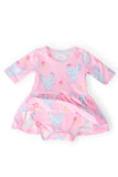 Little Miss Chickie 3/4 Twirl Bodysuit - Aaria Tees Aaria Tees
