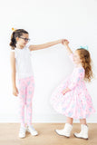 Little Miss Chickie 3/4 Sleeve Pocket Twirl Dress - Aaria Tees Aaria Tees