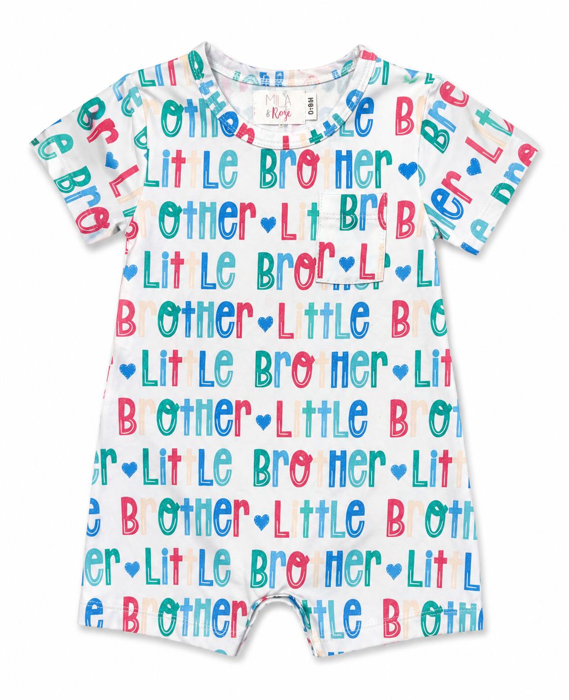 Little Brother S/S Shorty One-Piece - Aaria Tees