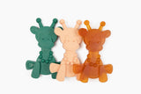 The Little Bamber - Pink - Natural Rubber & Baltic Amber Teething Toy - Aaria Tees Aaria Tees