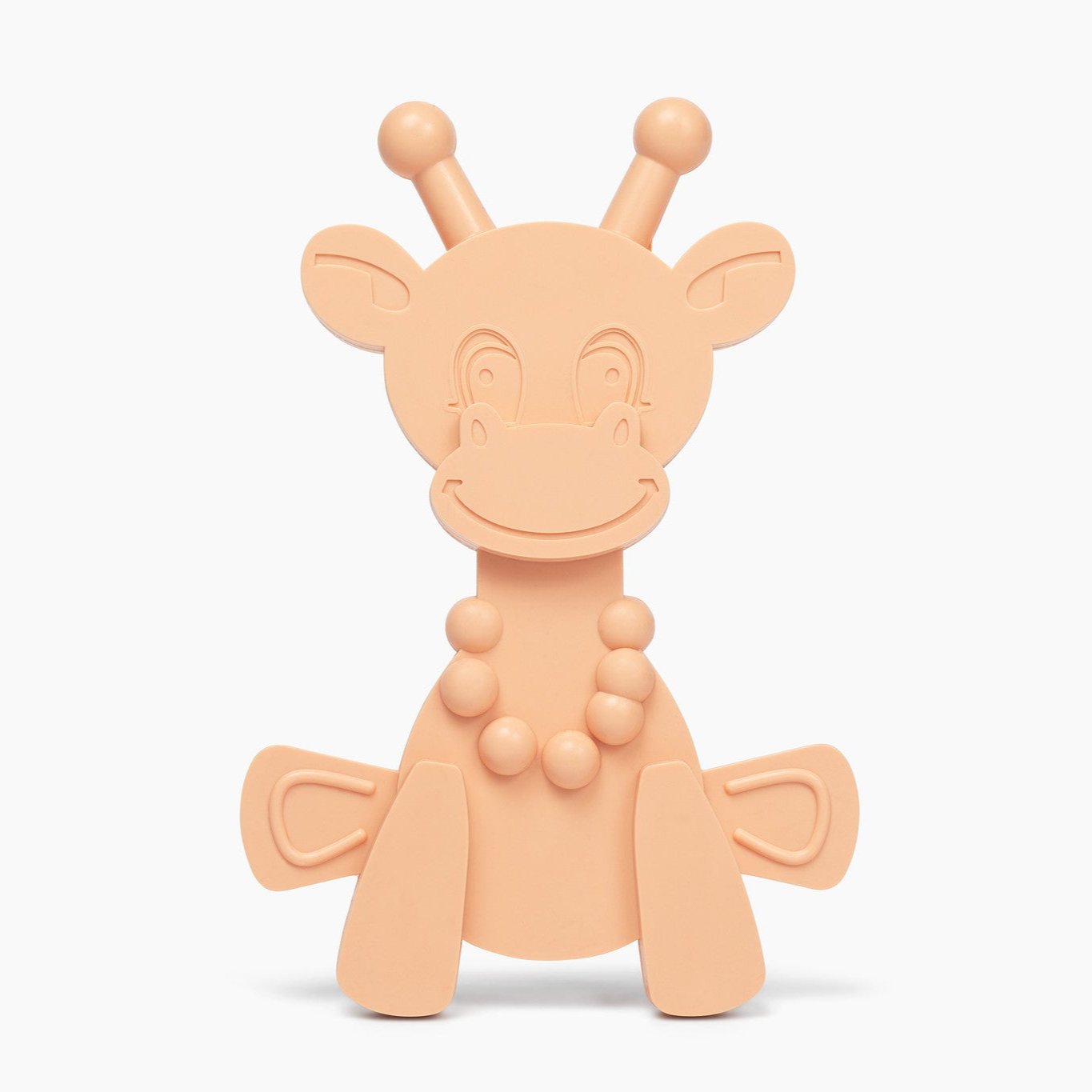The Little Bamber - Pink - Natural Rubber & Baltic Amber Teething Toy - Aaria Tees Aaria Tees