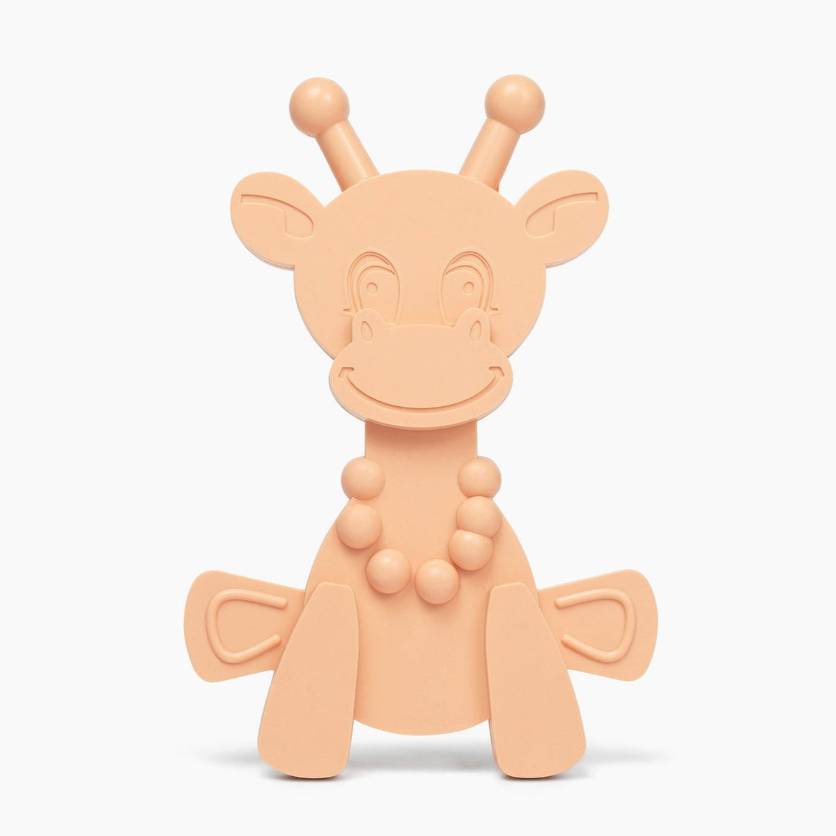 The Little Bamber - Pink - Natural Rubber & Baltic Amber Teething Toy - Aaria Tees