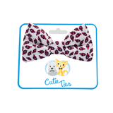 Lobster White Dog Bow Tie Aaria Tees