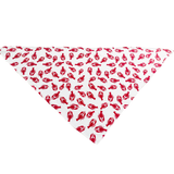 Lobster White Tie On Dog Bandana Aaria Tees