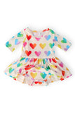 Lotta Love 3/4 Sleeve Twirl Bodysuit - Aaria Tees Aaria Tees