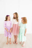 Love Story 3/4 Sleeve Pocket Twirl Dress - Aaria Tees Aaria Tees