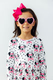 Love You Spots L/S Pocket Twirl Dress - Aaria Tees Aaria Tees